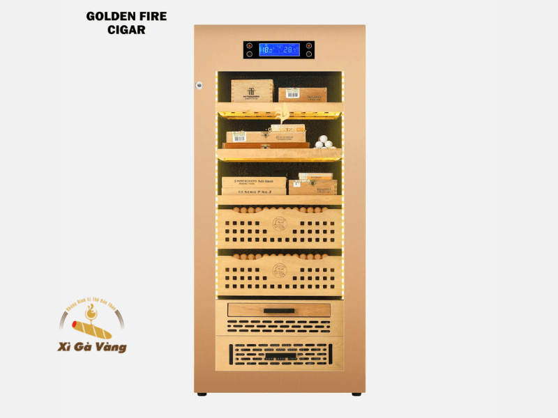 Tủ bảo quản xì gà Golden GF 098 Goldentiết kiệm chi phí